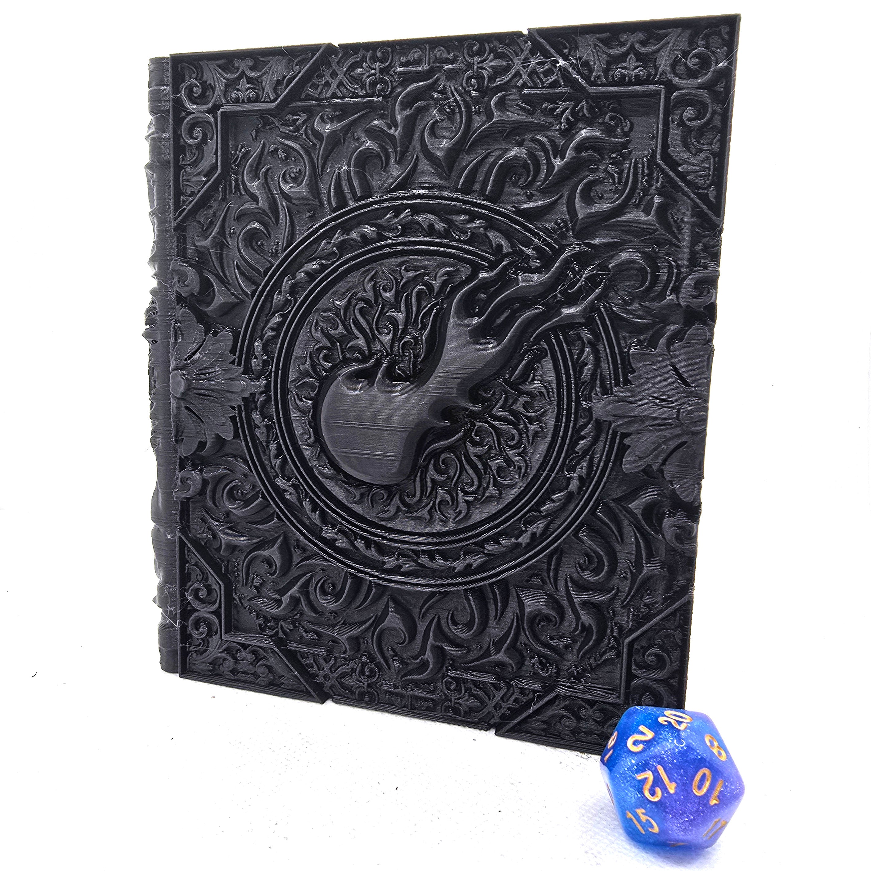 Fire Magic Tome - Storage / Roll Tray / Dice Tower