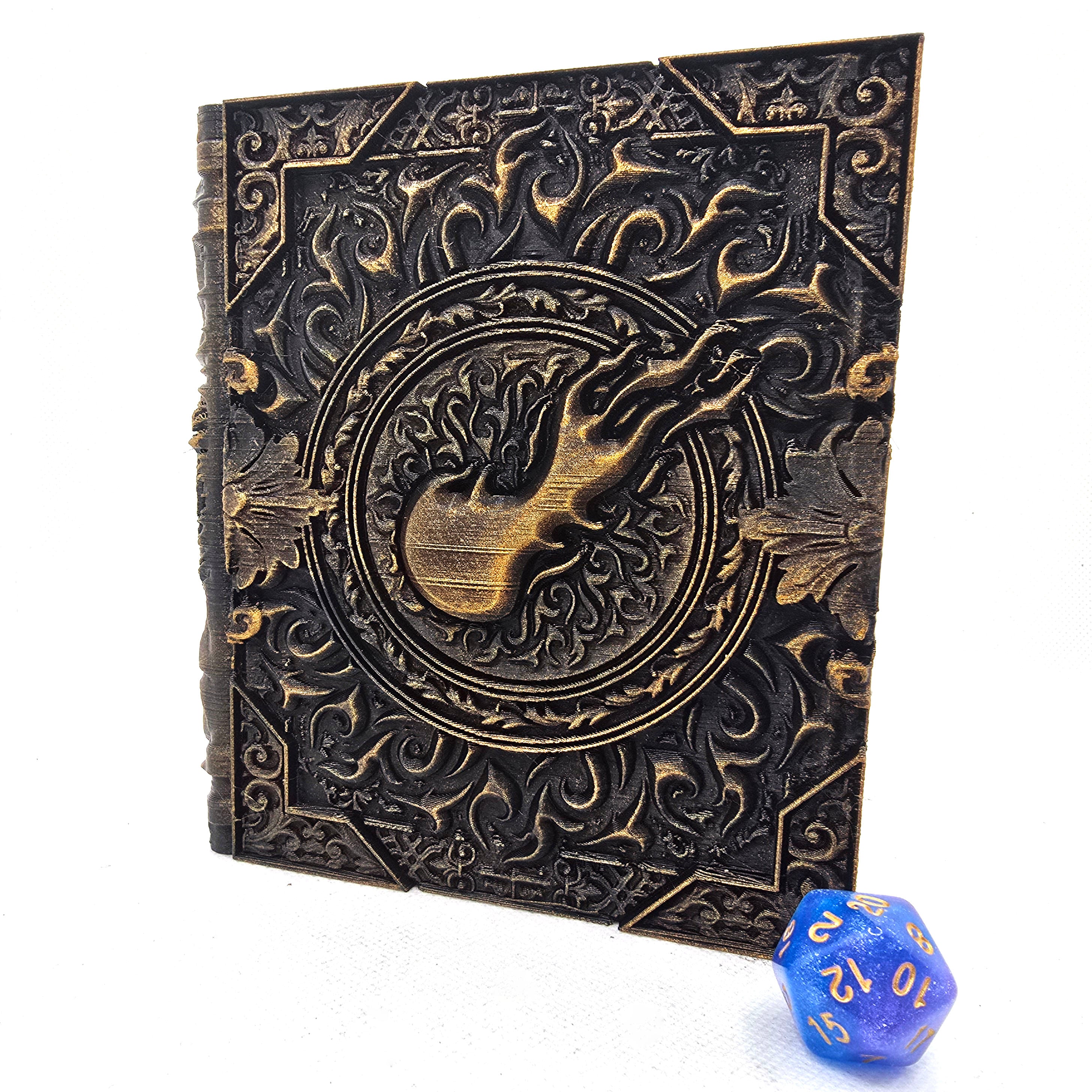 Fire Magic Tome - Storage / Roll Tray / Dice Tower