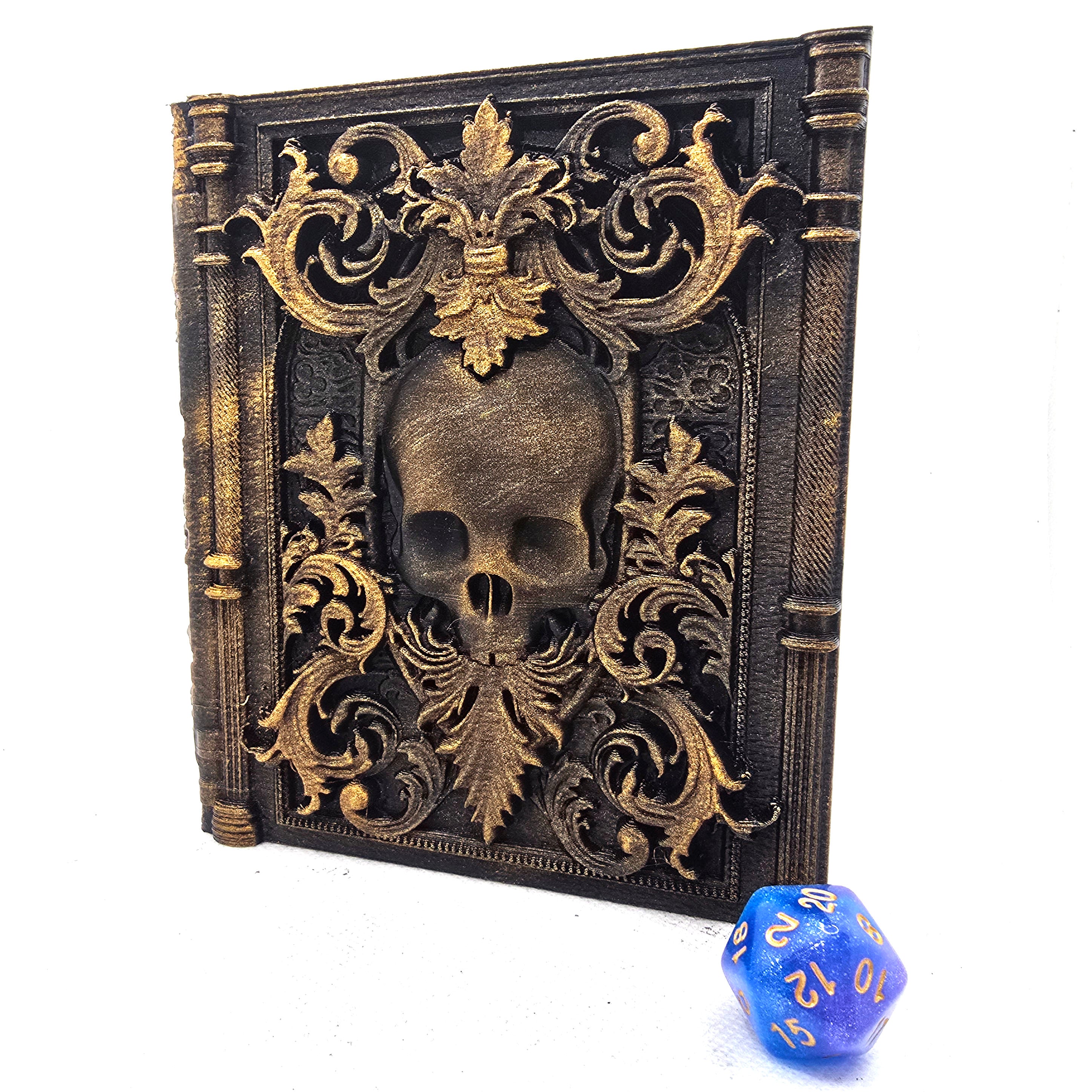 Necromancer Tome - Storage / Roll Tray / Dice Tower