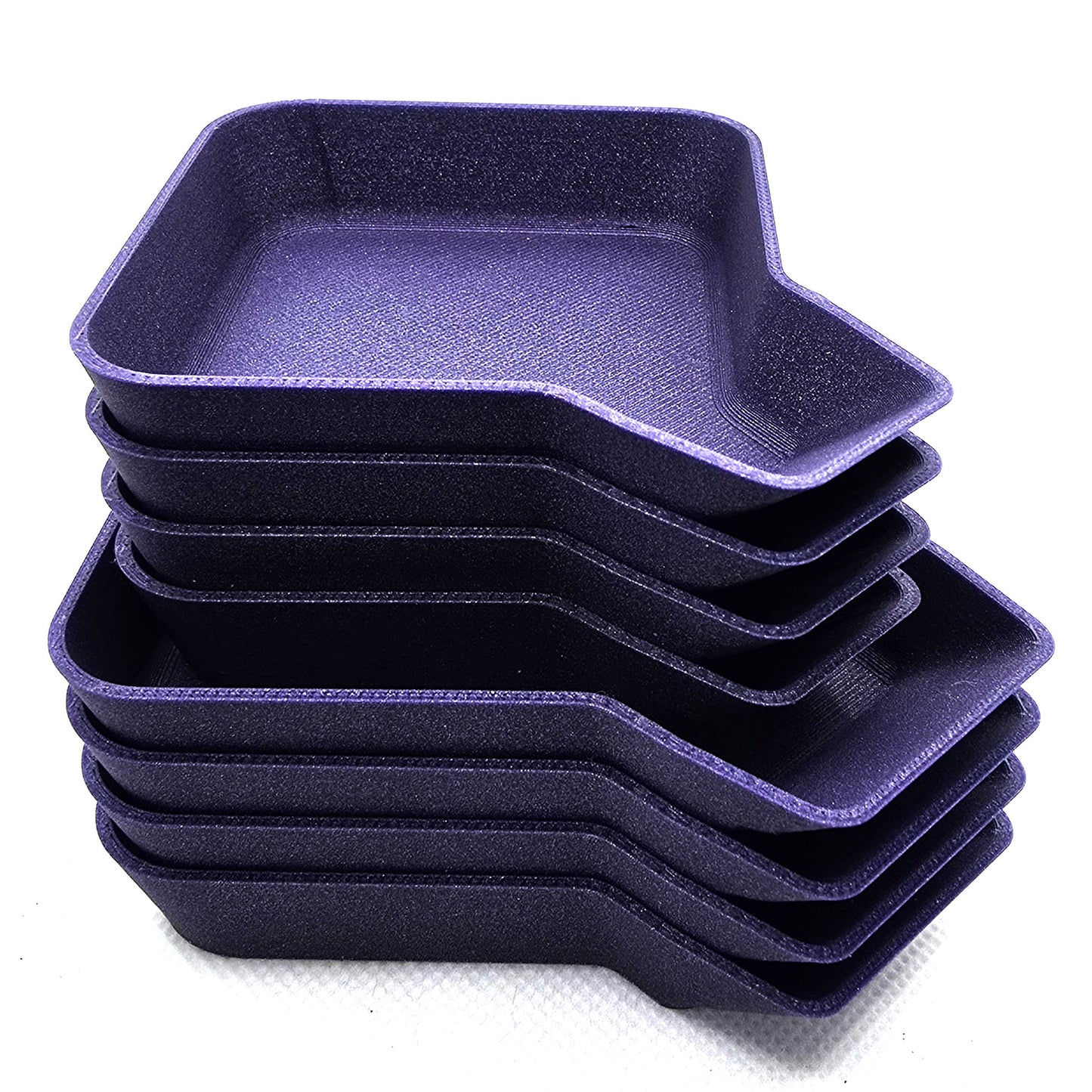 Stackable Board Game Tray With Funnel