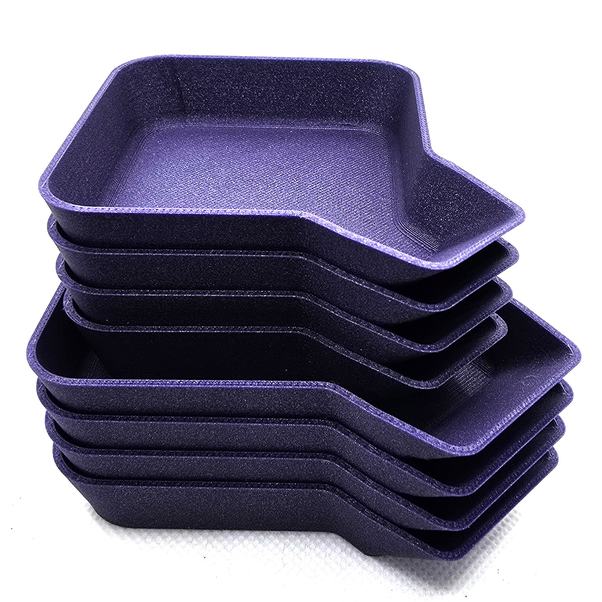 Stackable Board Game Token Tray With Funnel