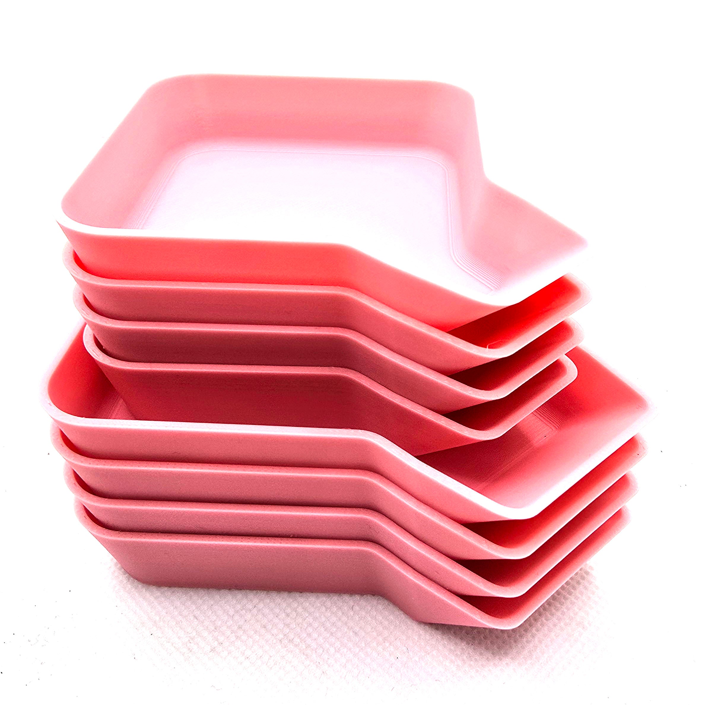 Stackable Board Game Token Tray With Funnel