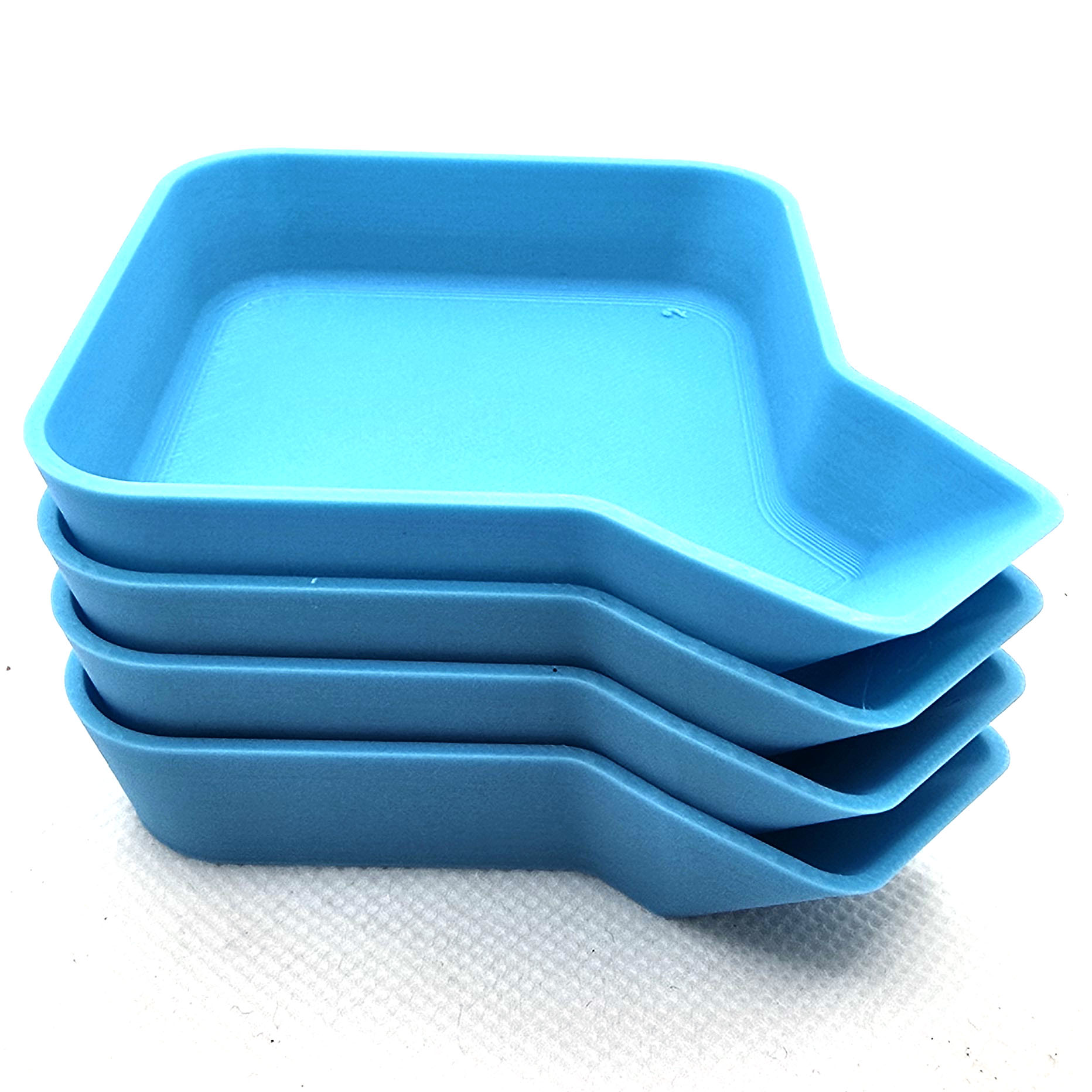 Stackable Board Game Token Tray With Funnel