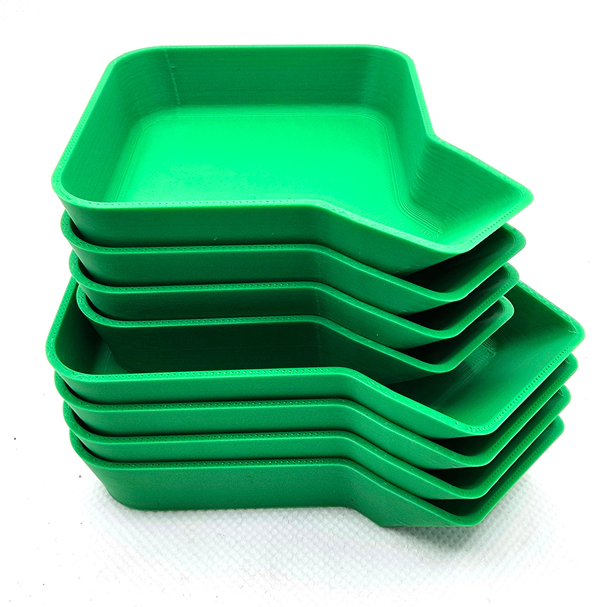 Stackable Board Game Token Tray With Funnel