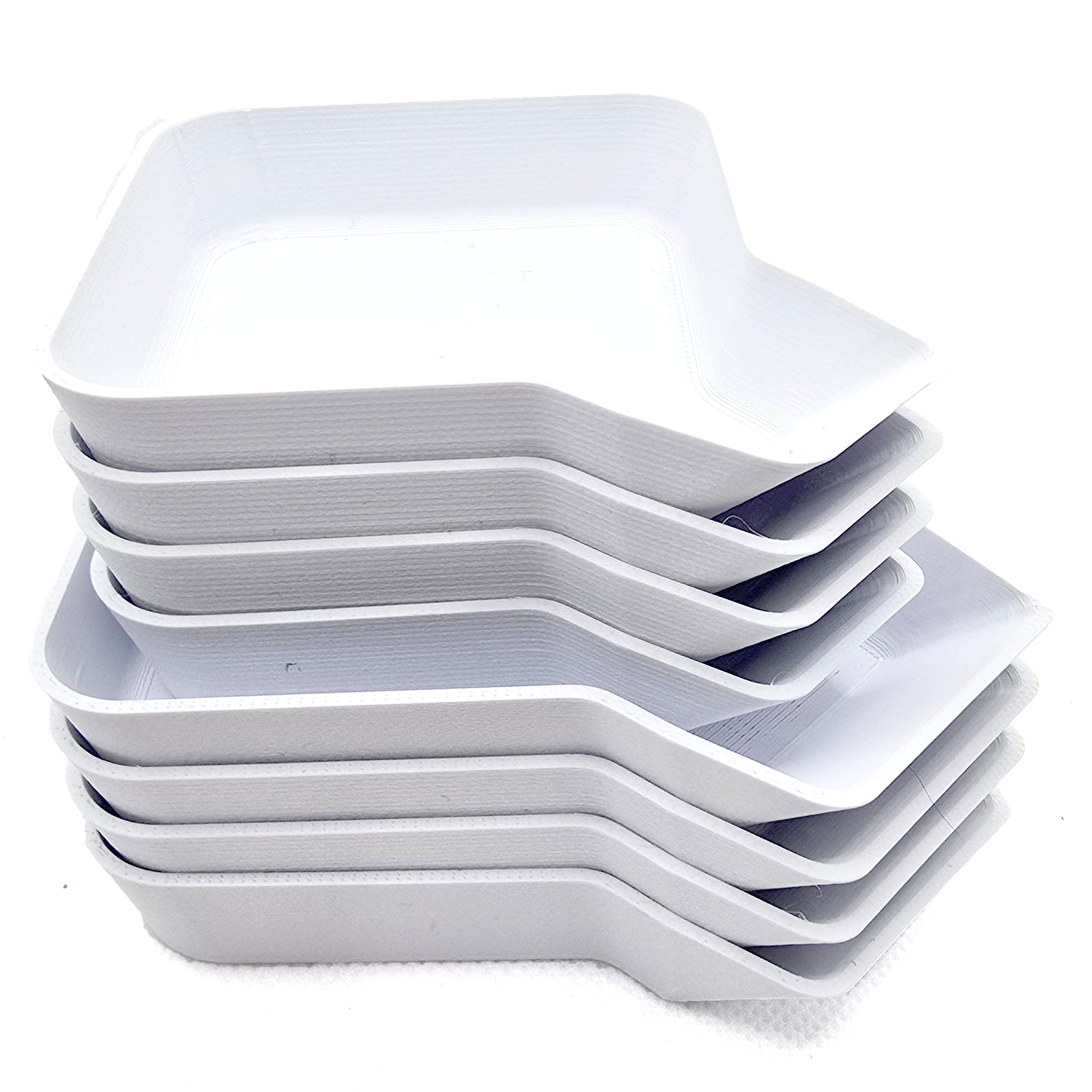 Stackable Board Game Token Tray With Funnel