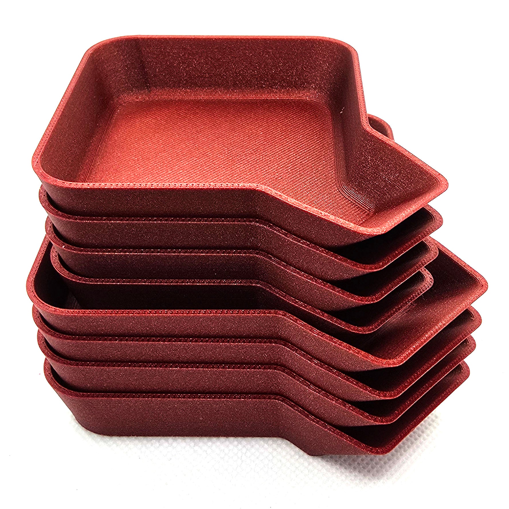 Stackable Board Game Token Tray With Funnel