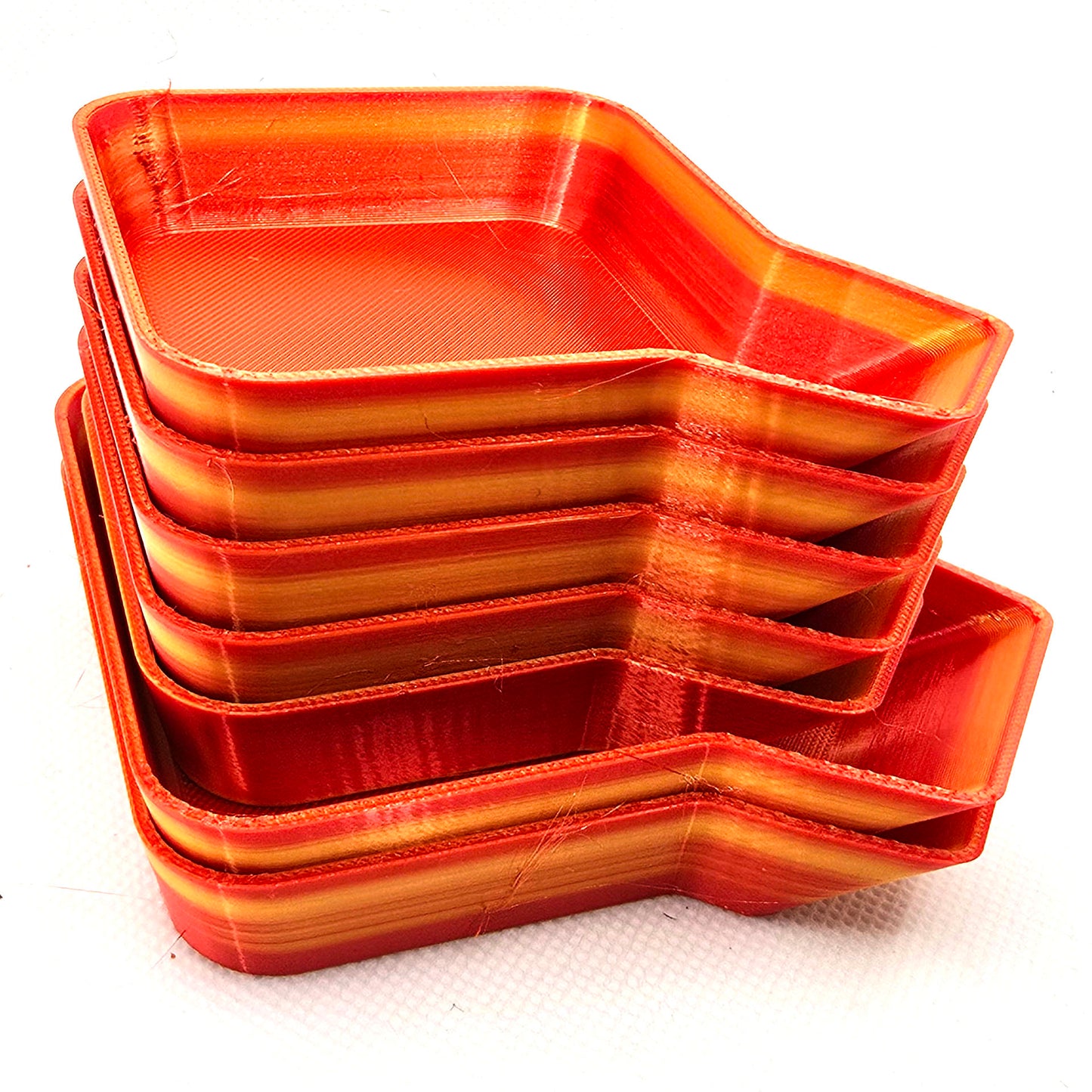 Stackable Board Game Tray With Funnel