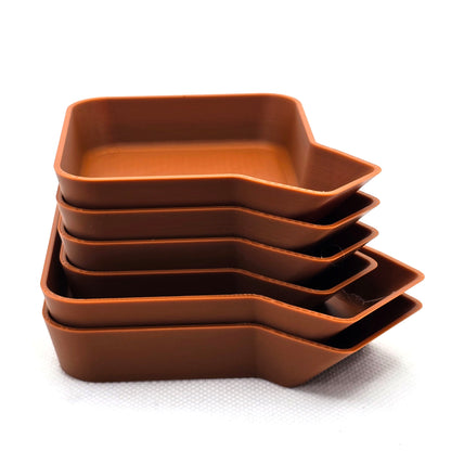 Stackable Board Game Tray With Funnel