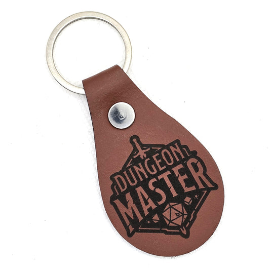 Dungeon Master PU Leather Keyring