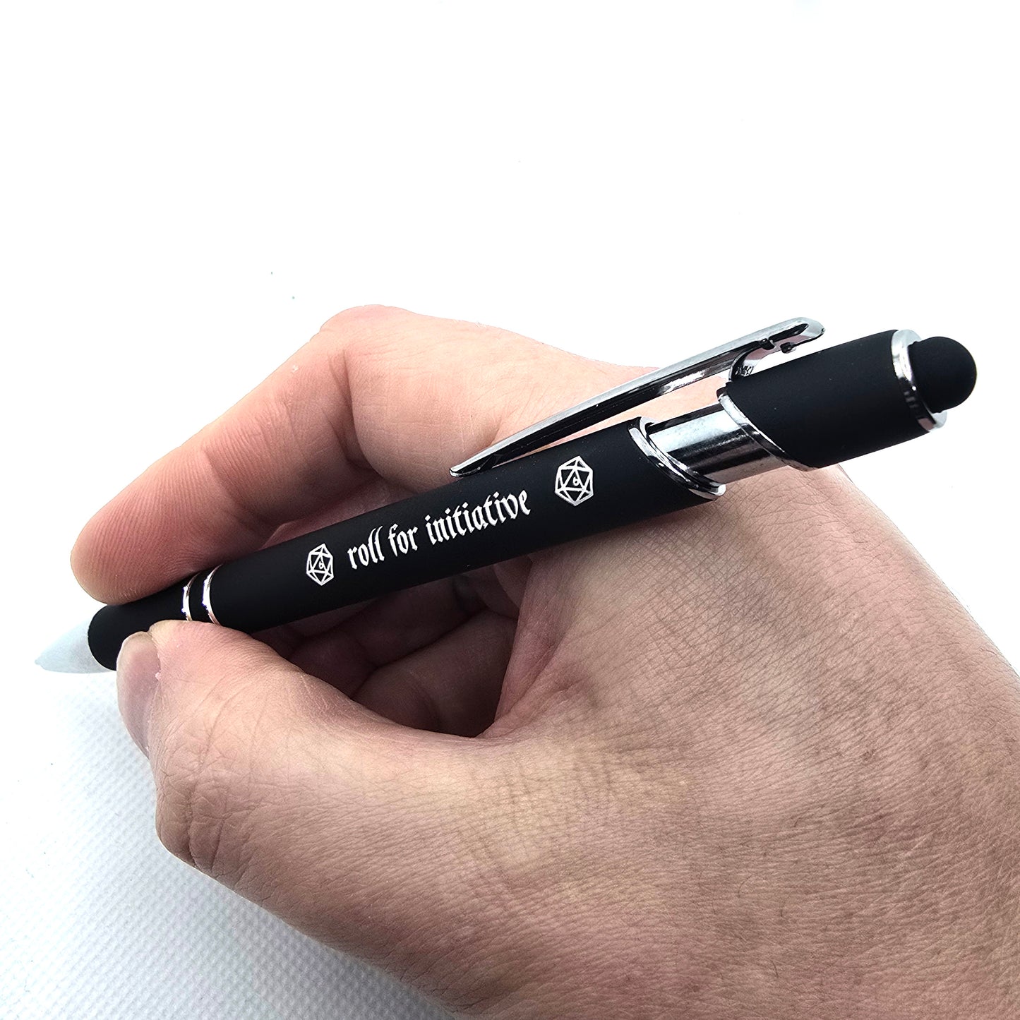 Roll For Initiative Pen with Stylus Tip