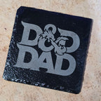 D&D Dad Slate Coaster