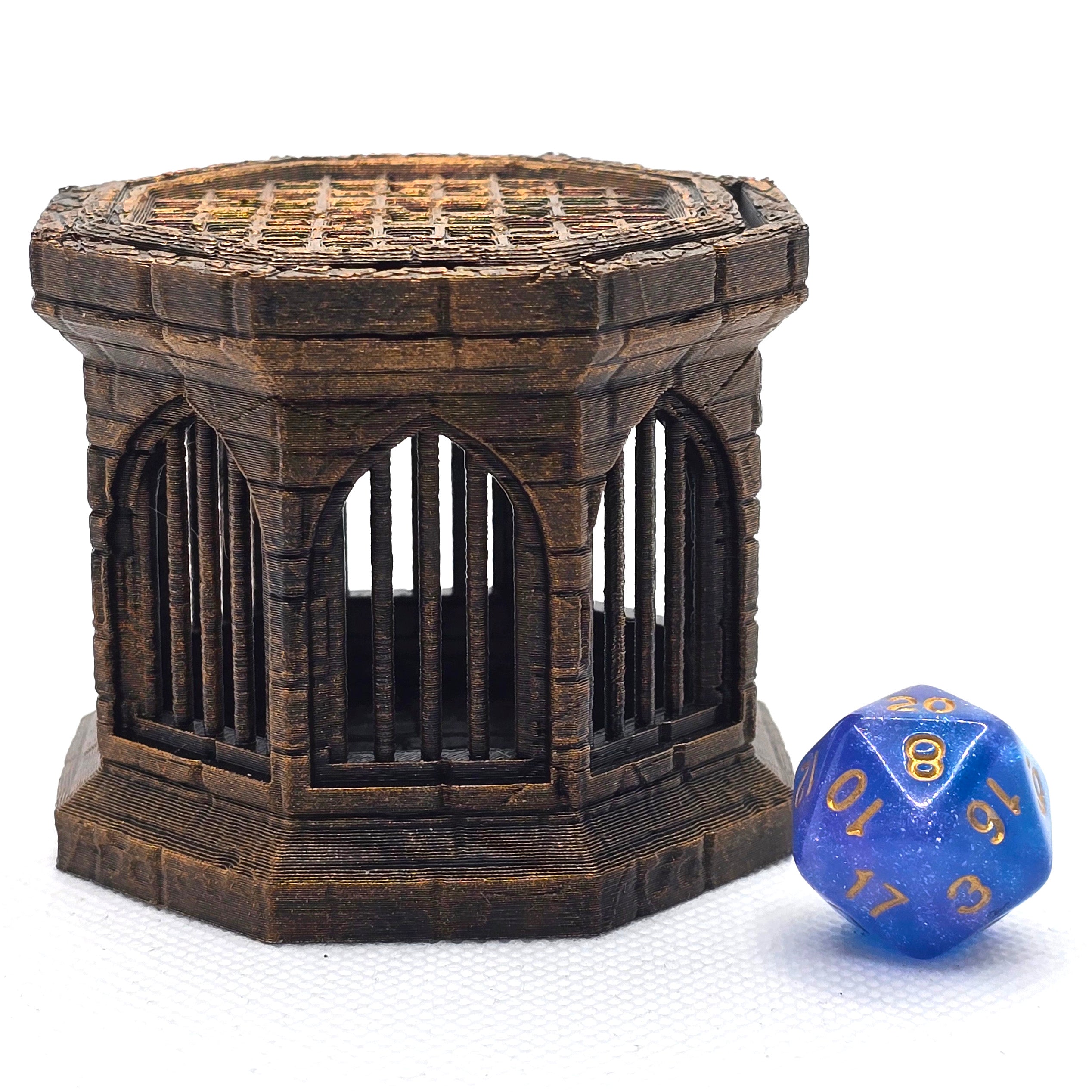 Stone Style Dice Jail For Naughty TTRPG Dice