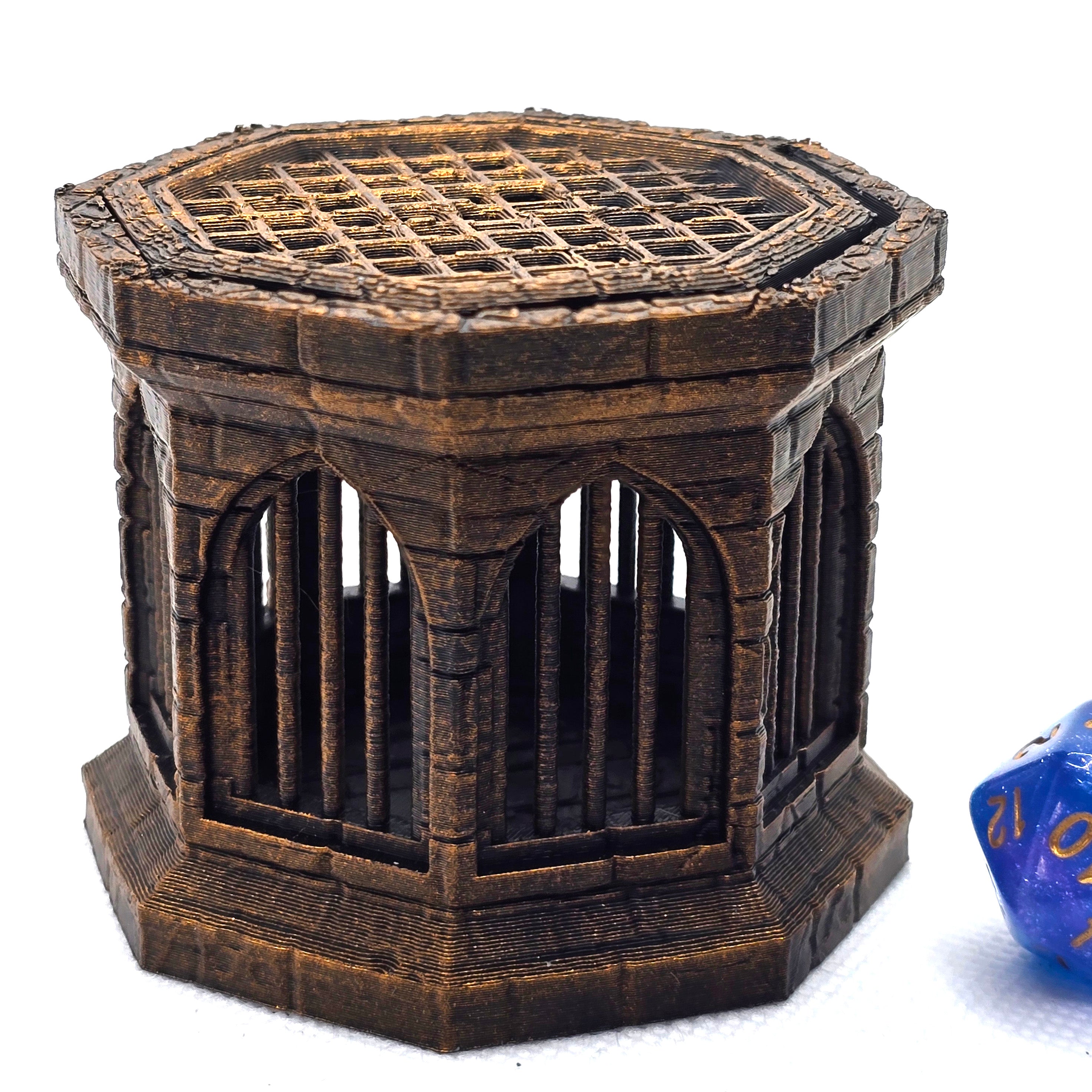 Stone Style Dice Jail For Naughty TTRPG Dice