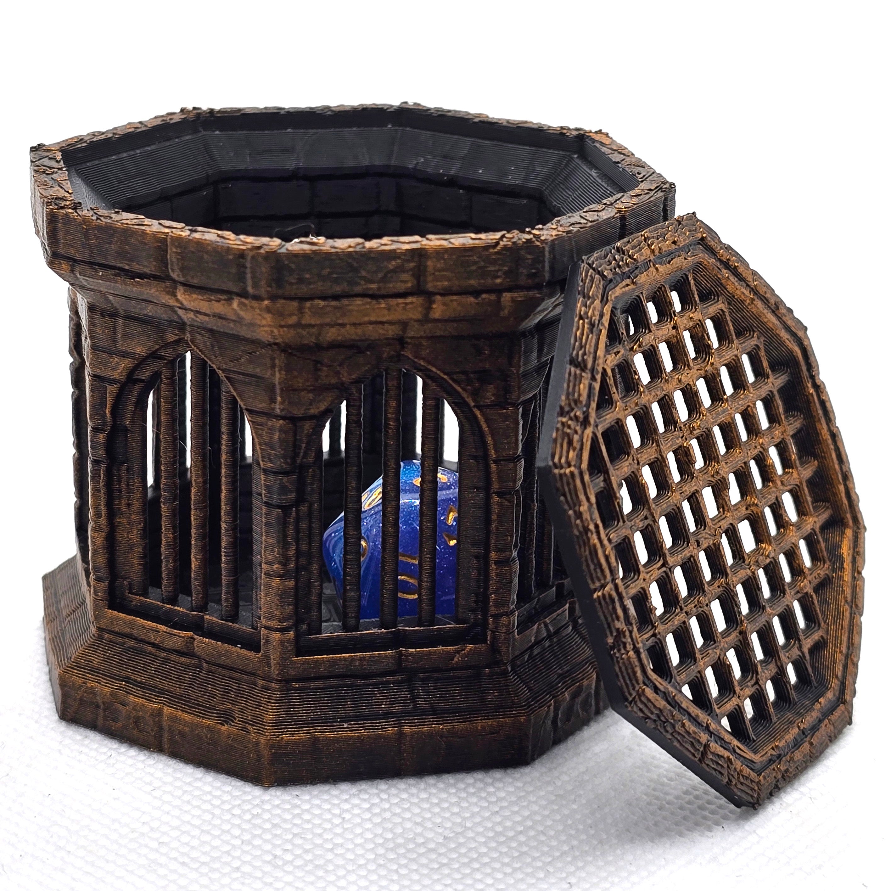 Stone Style Dice Jail For Naughty TTRPG Dice