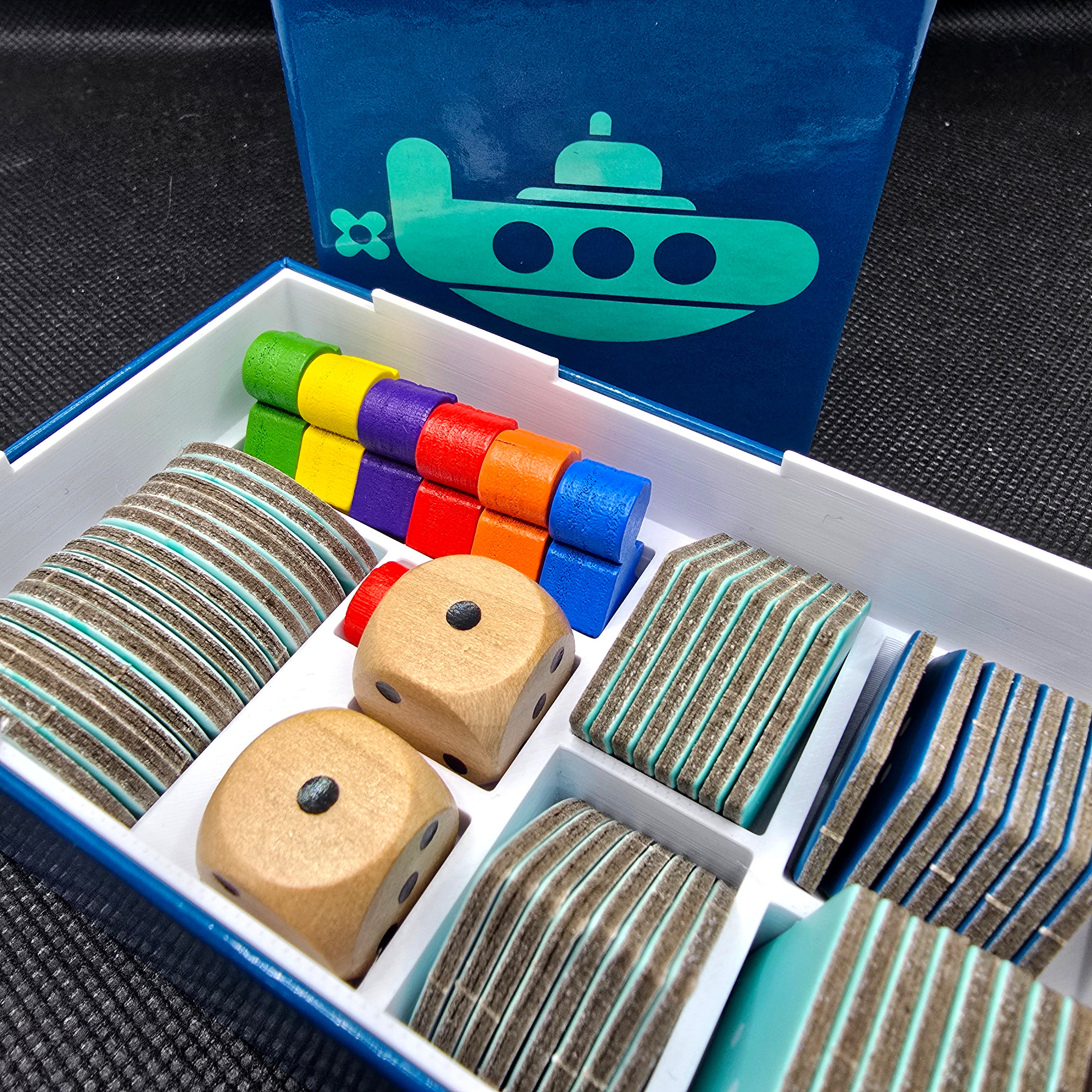 Deep Sea Adventure Game Box Insert