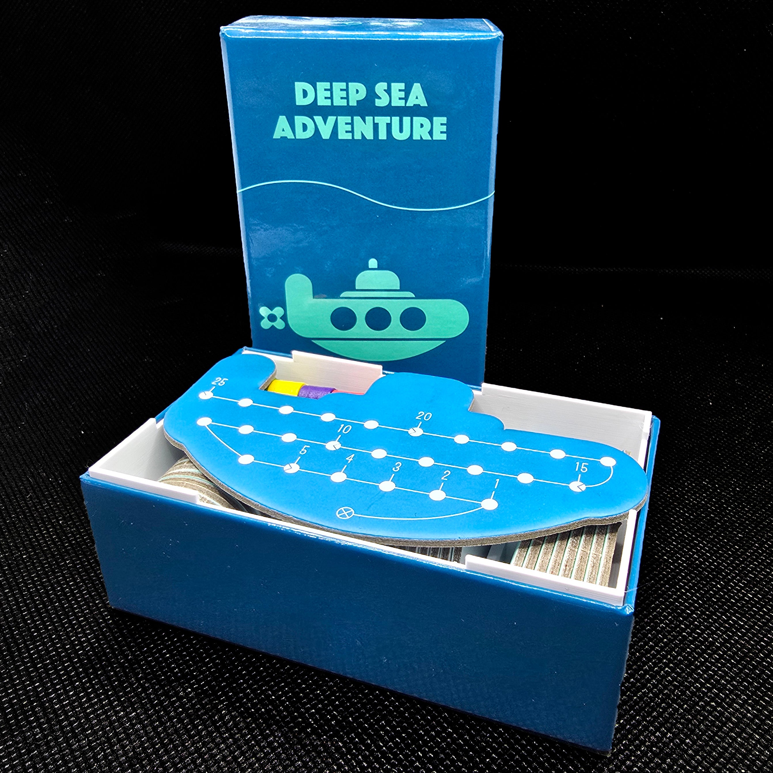 Deep Sea Adventure Game Box Insert