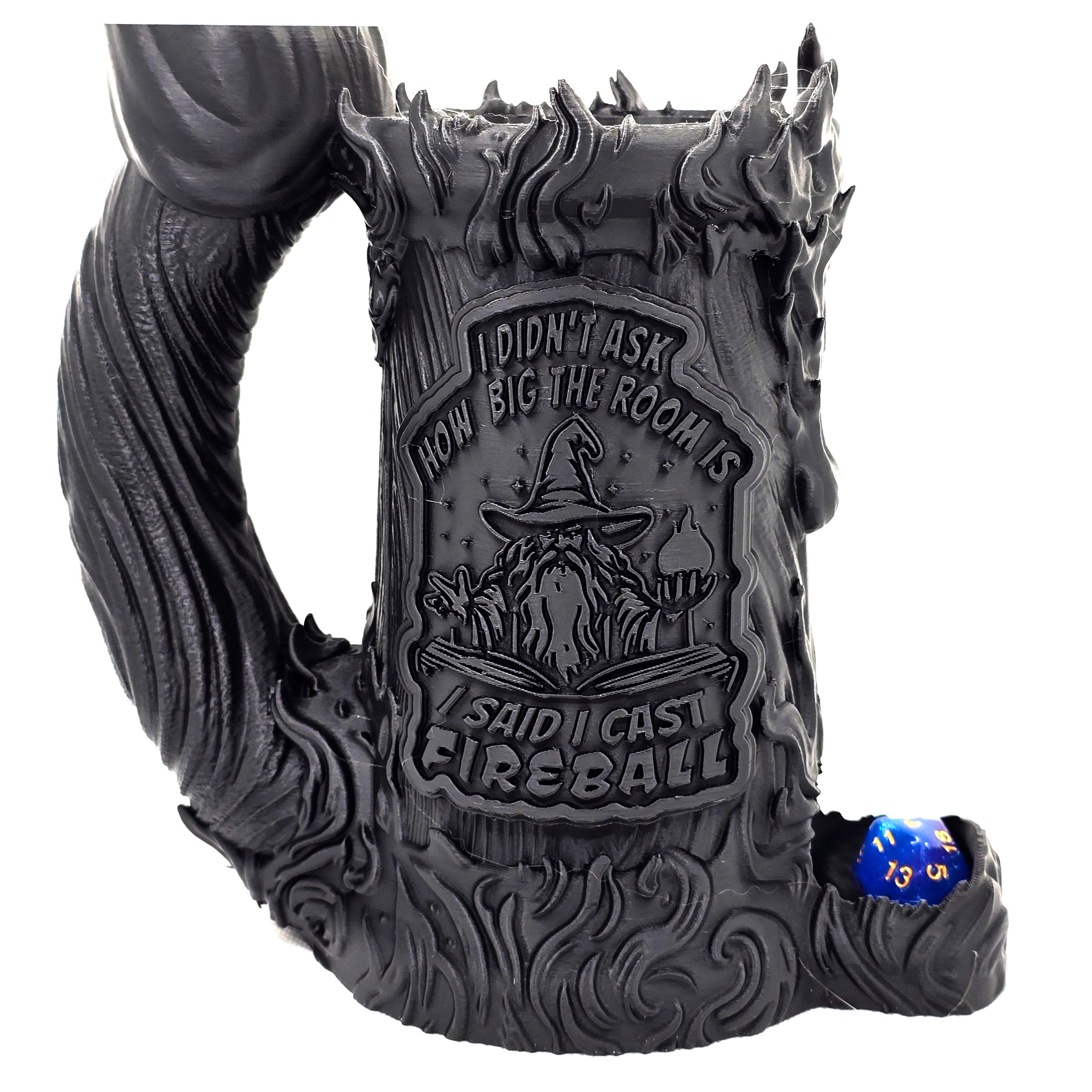 I Said I Cast Fireball Dice Tower Can Cozy