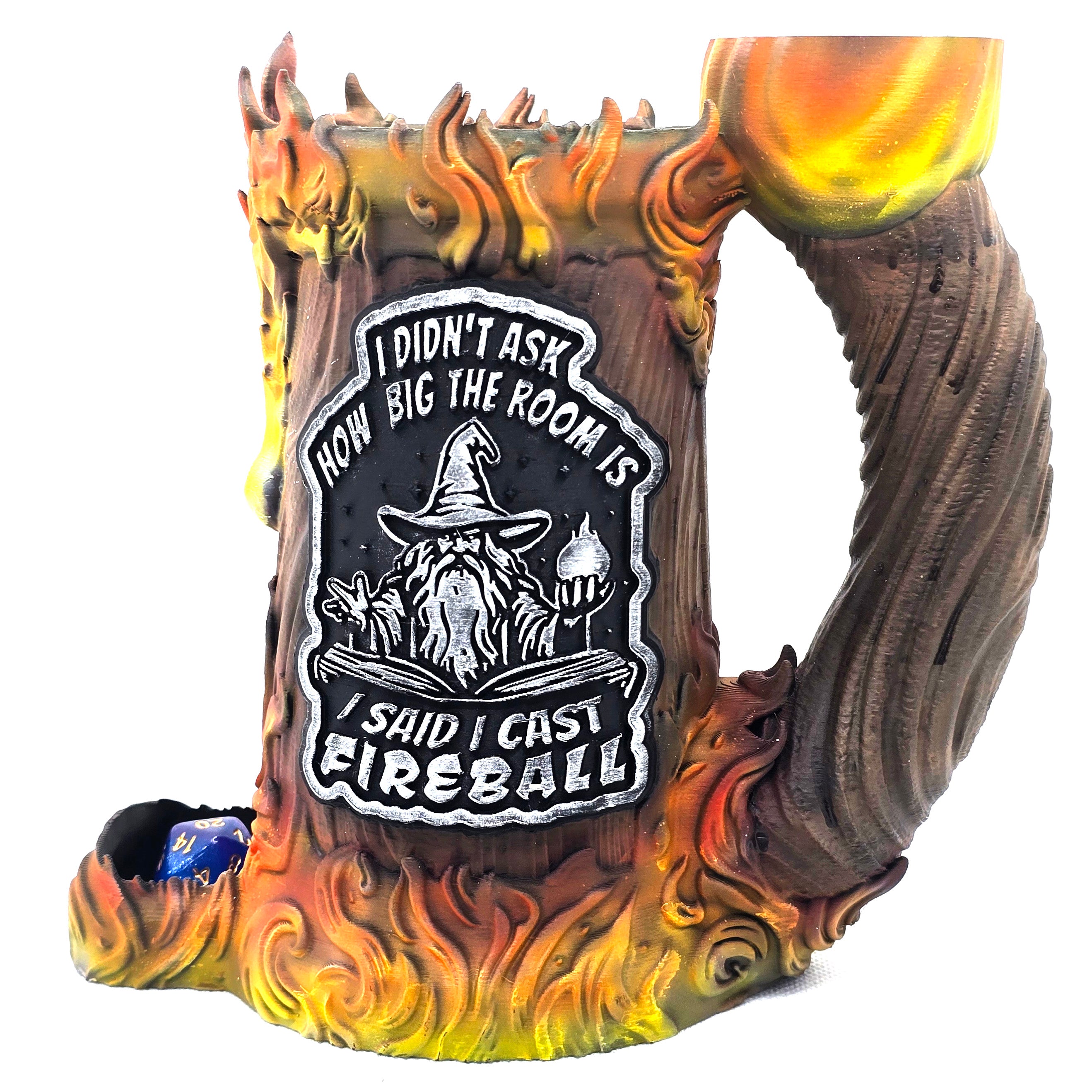 I Said I Cast Fireball Dice Tower Can Cozy