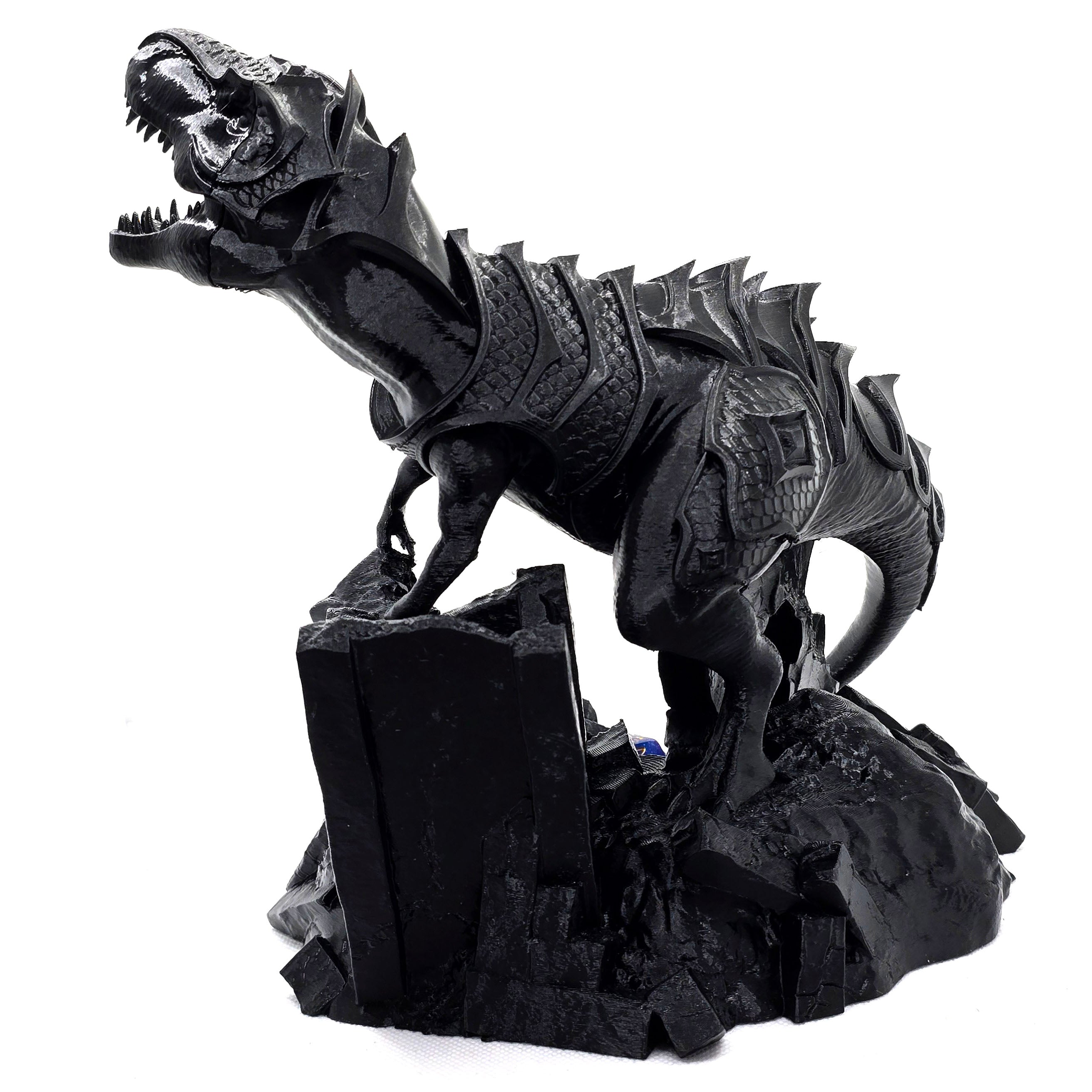 Armoured T-Rex Dice Tower