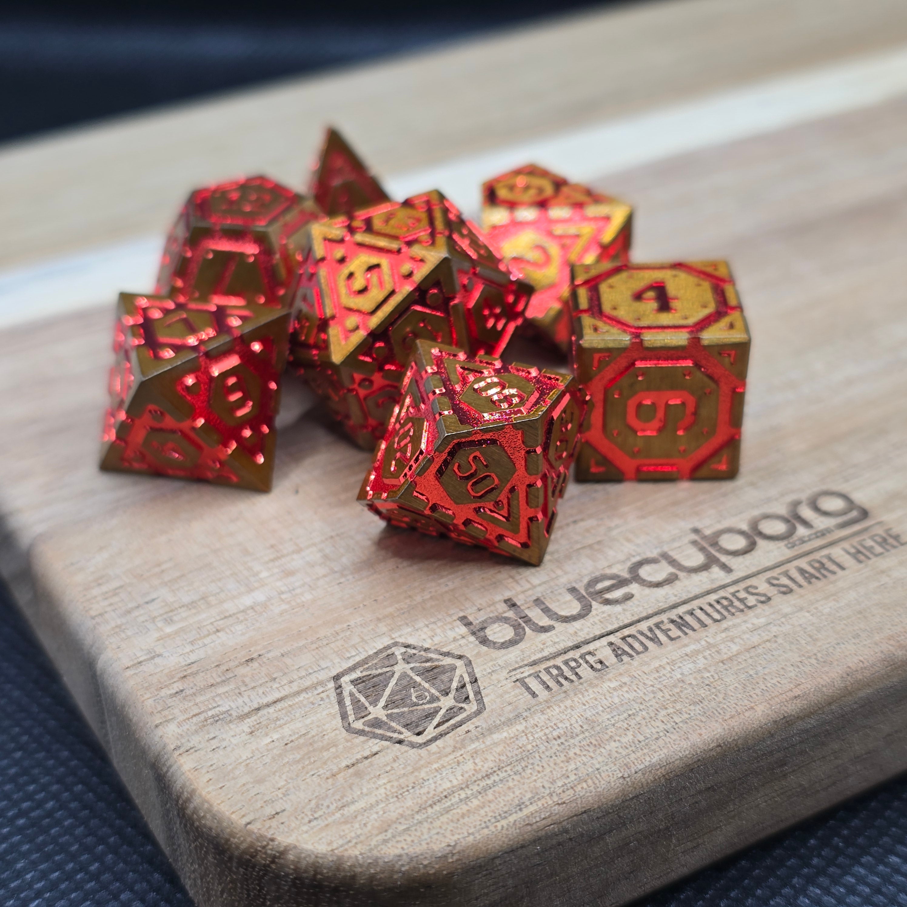 Solar Forge - Metal Dice Set