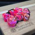 Quicksand Barbie - Liquid Core Resin Dice Set