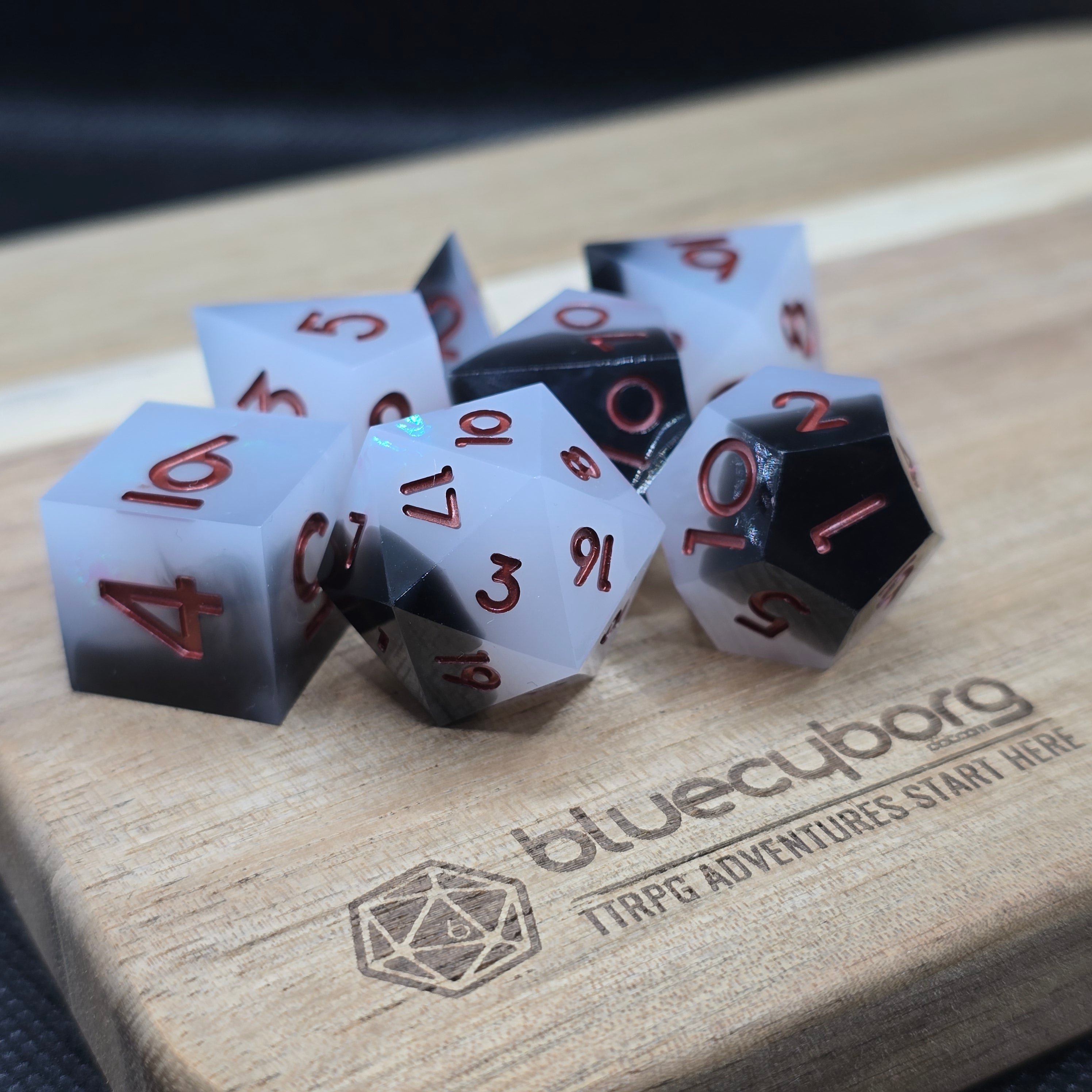 Enchanted Veil - Resin Dice Set