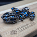 Seeds Of Destiny - Blue - Hollow - Metal Dice Set