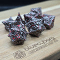 Vortex Portal - Bloodied- Metal Dice Set