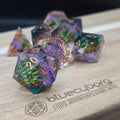 Leprechaun's Luck - Floral Themed  - Resin Dice Set