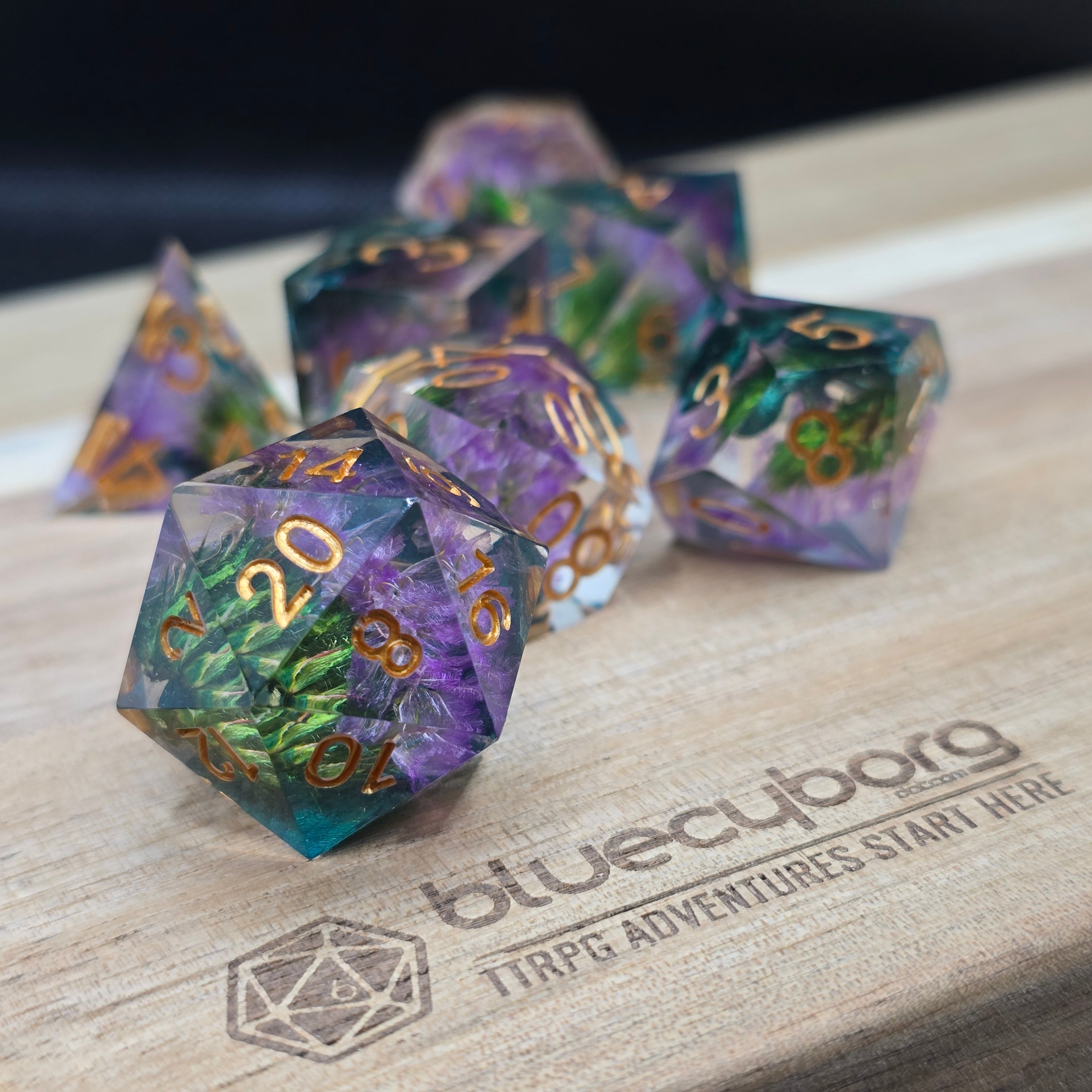 Leprechaun's Luck  - Resin Dice Set