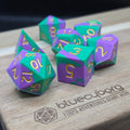 Ooze & Amethyst - Squishy Silicone Dice Set