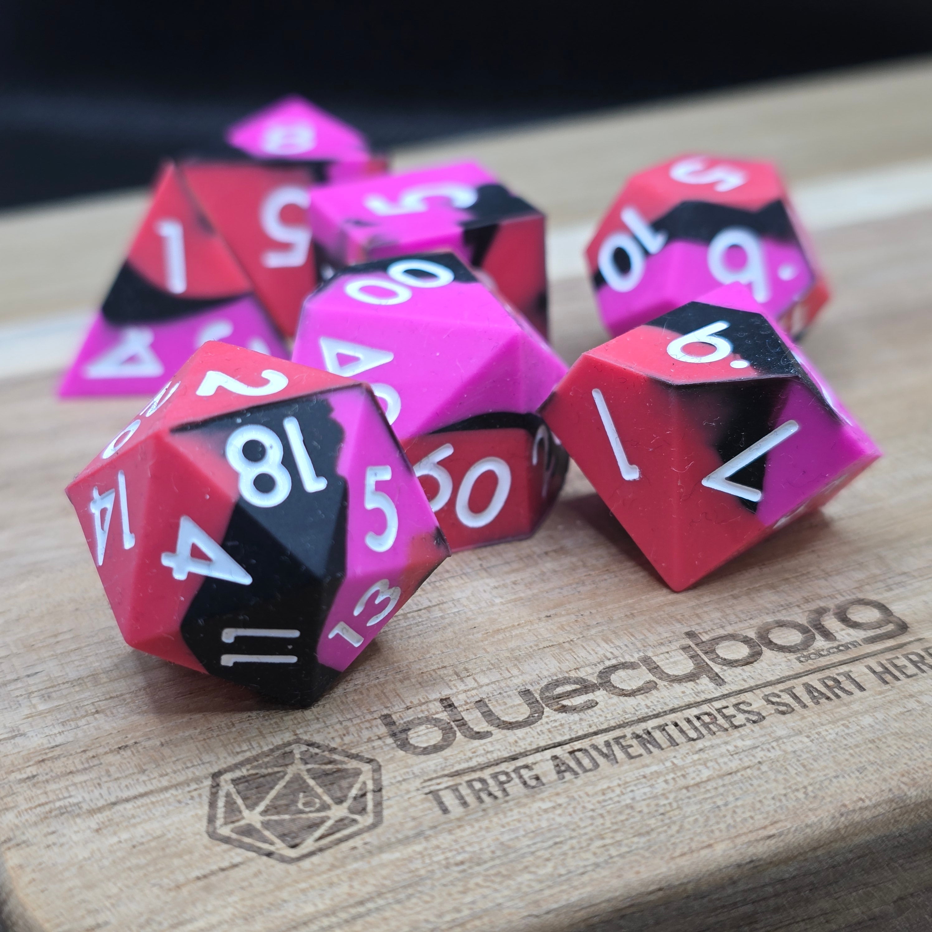 Starlight Sorbet - Squishy Silicone Dice Set