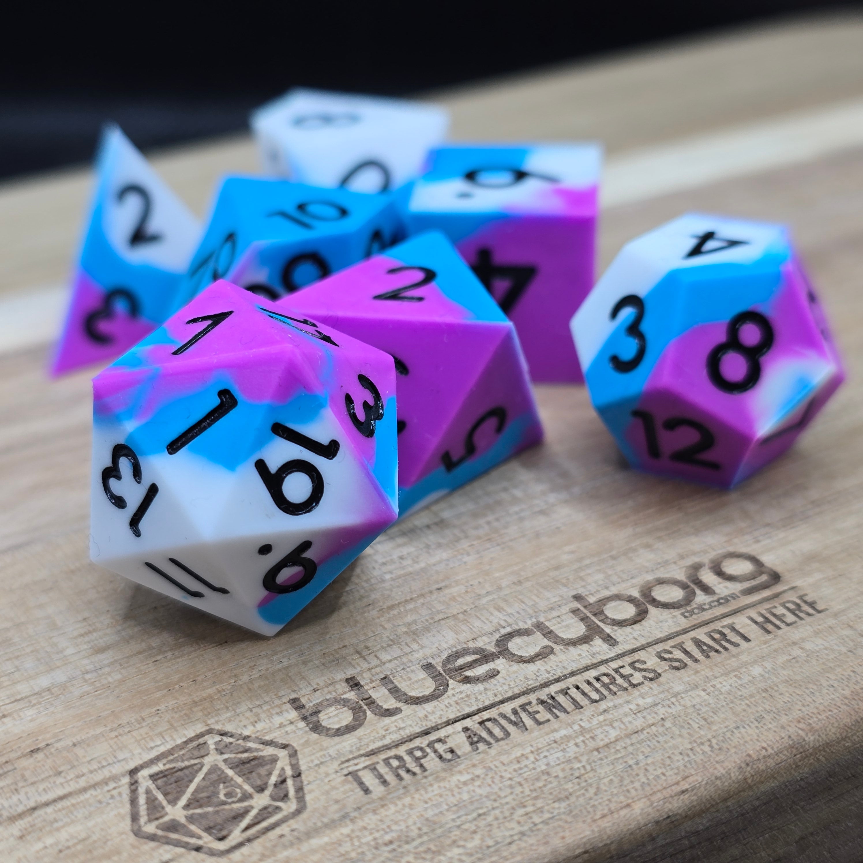 Arcane Cloud - Squishy Silicone Dice Set