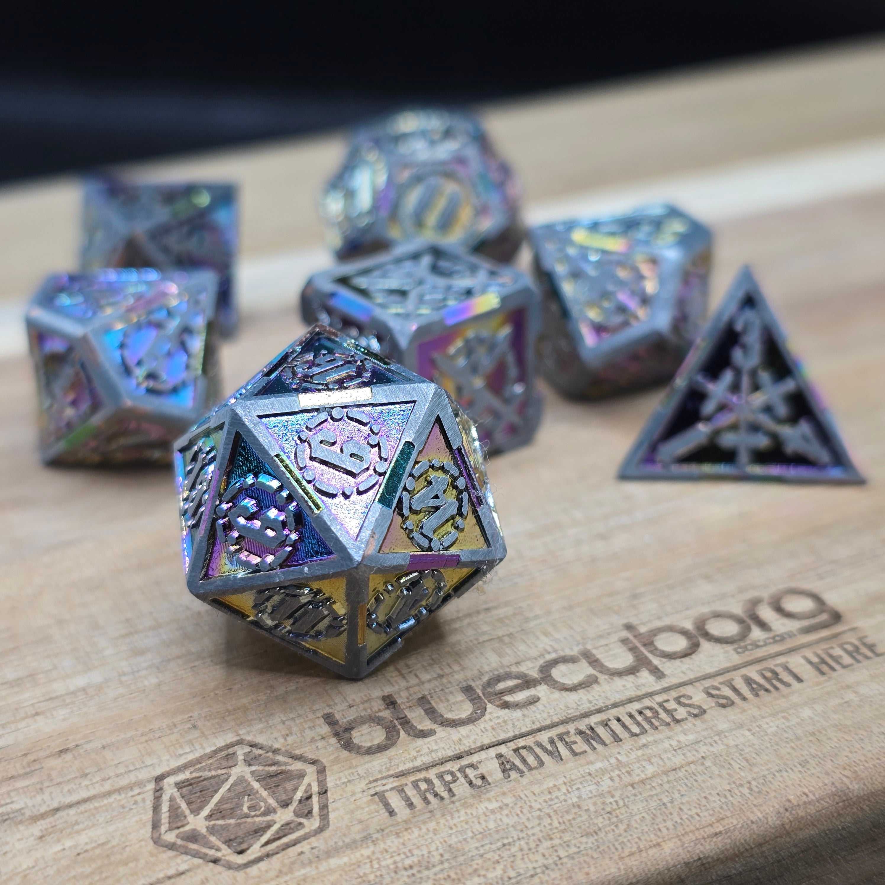 Warrior’s Rainbow - Metal Dice Set