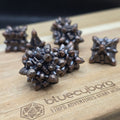 Crystal Formations Copper - Metal Dice Set