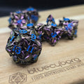 Feywoven - Purple - Hollow - Metal Dice Set