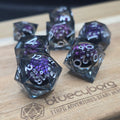Beholder - Purple - Liquid Core Resin Dice Set