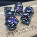 Beholder - Purple - Liquid Core Resin Dice Set
