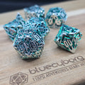 Celtic - Green - Metal Dice Set