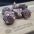 Morning Star - Copper - Metal Dice Set