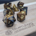 Tiger Eye - Gemstone Dice Set