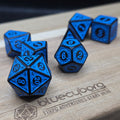 Azure Alignment - Arcane Orbits - Acrylic Dice Set