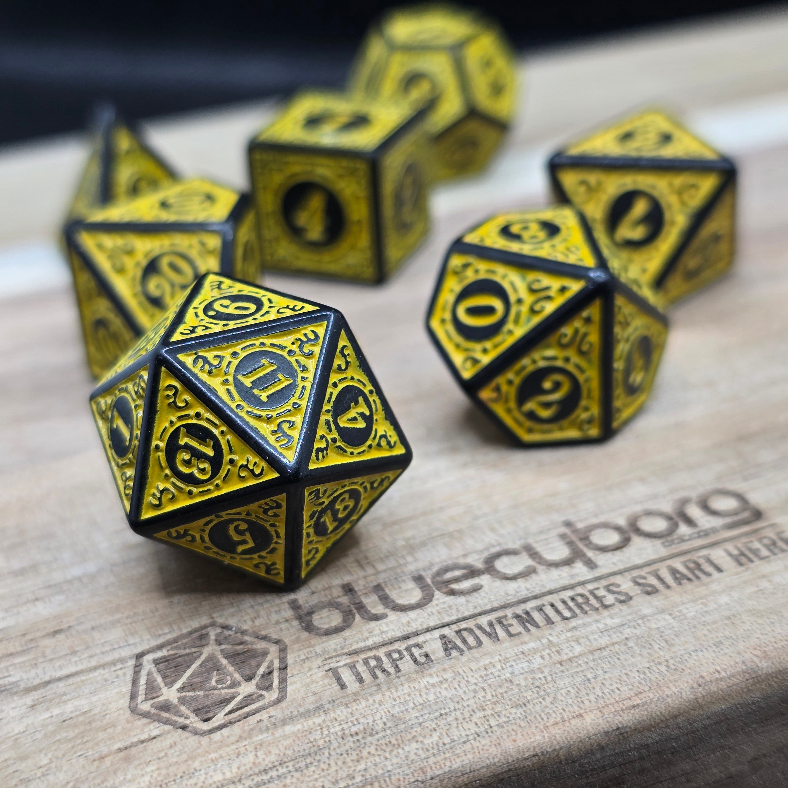 Solar Loop - Arcane Orbits - Acrylic Dice Set