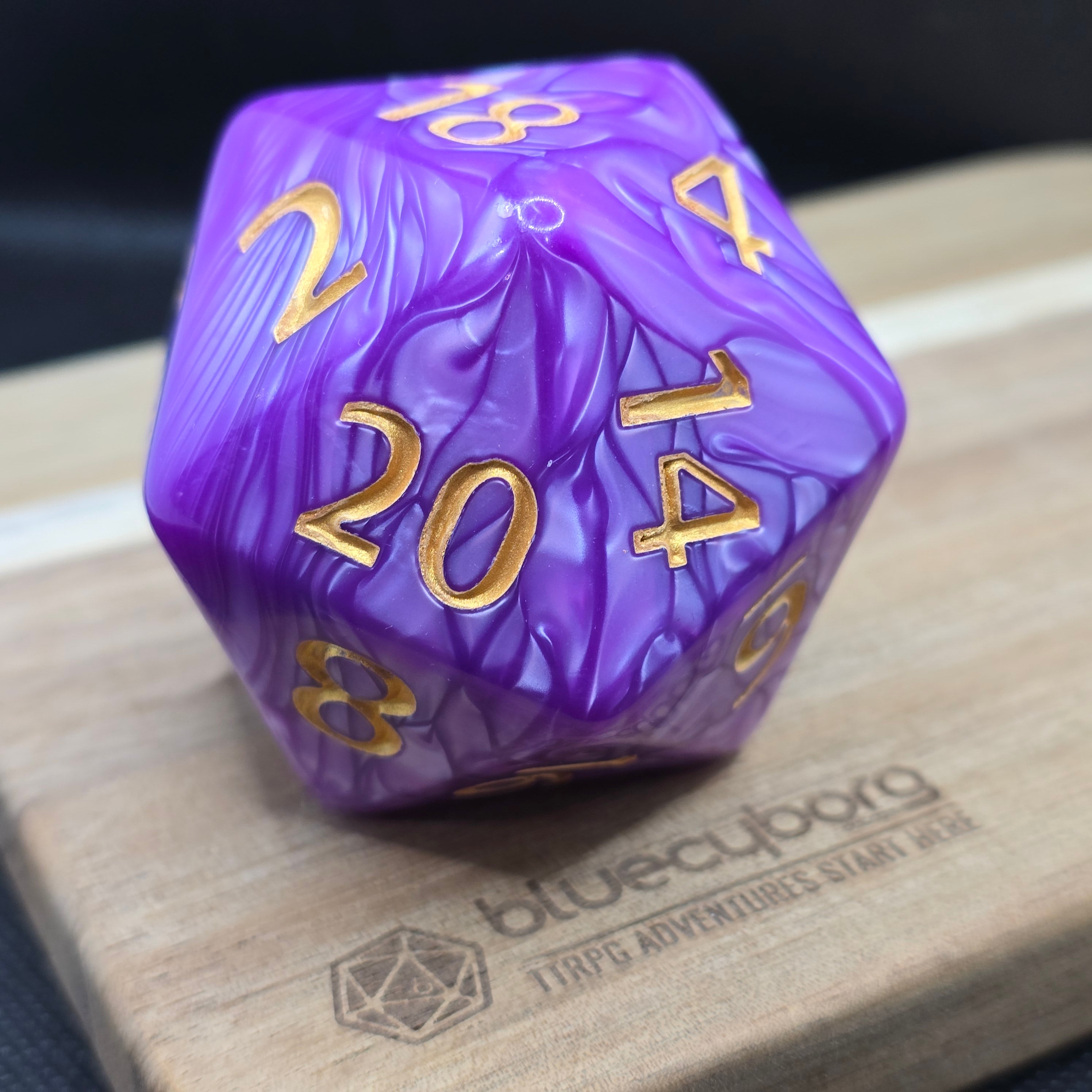Pearl Purple - 55mm D20 Chonk