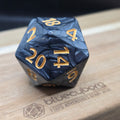 40mm D20 Chonk - Pearl Black