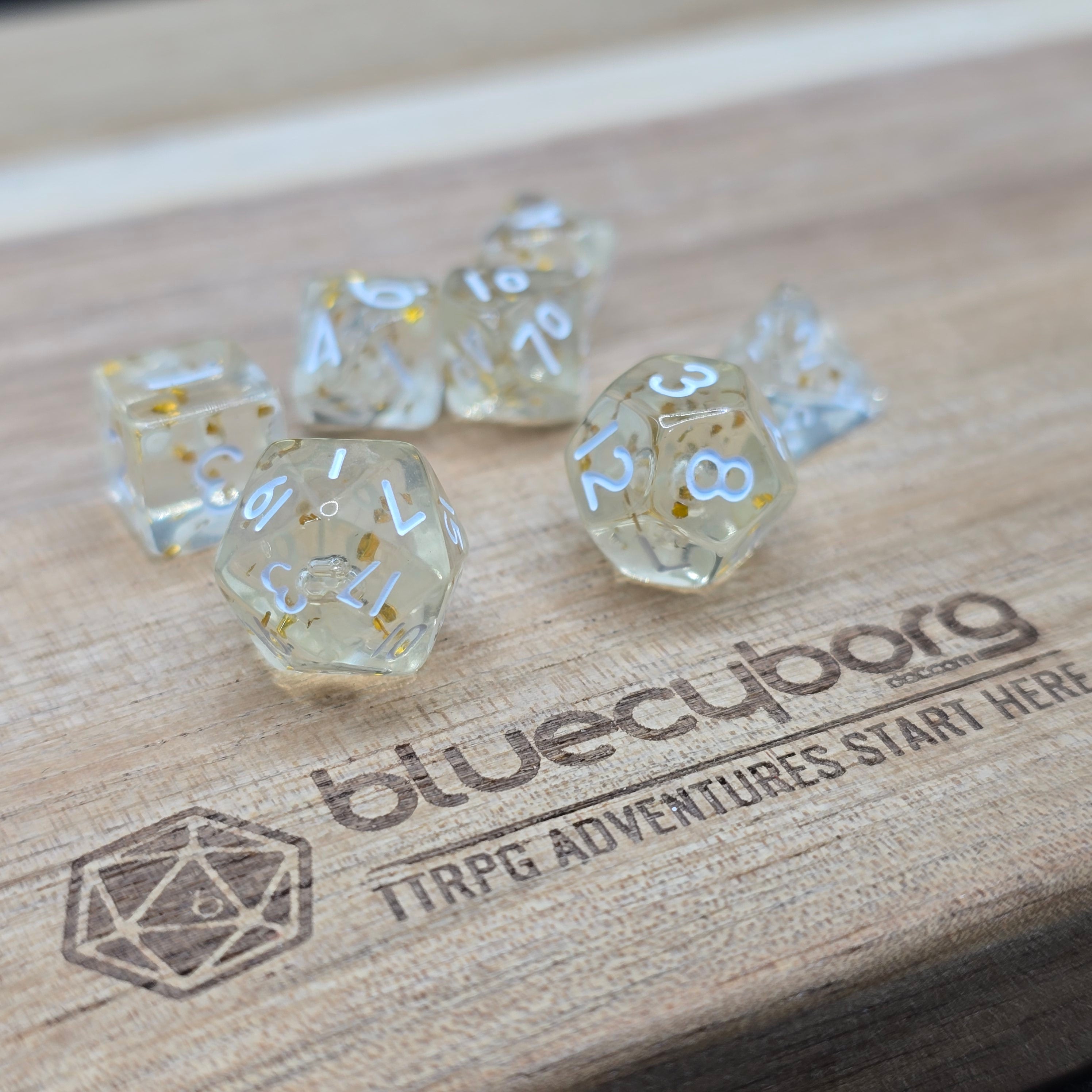 Gilded Wisp - Glitter Gem - Mini Dice Set