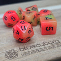 Toxic Ember - Glow In The Dark - Acrylic Dice Set
