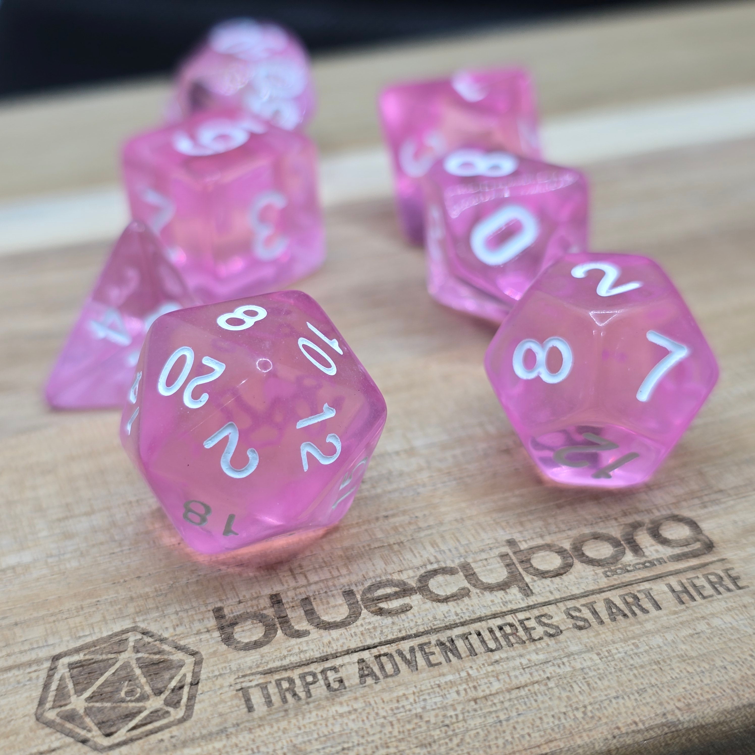 Blushstone - Gem - Acrylic Dice Set
