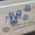 Obsidian Dust - Glitter Gem - Mini Dice Set