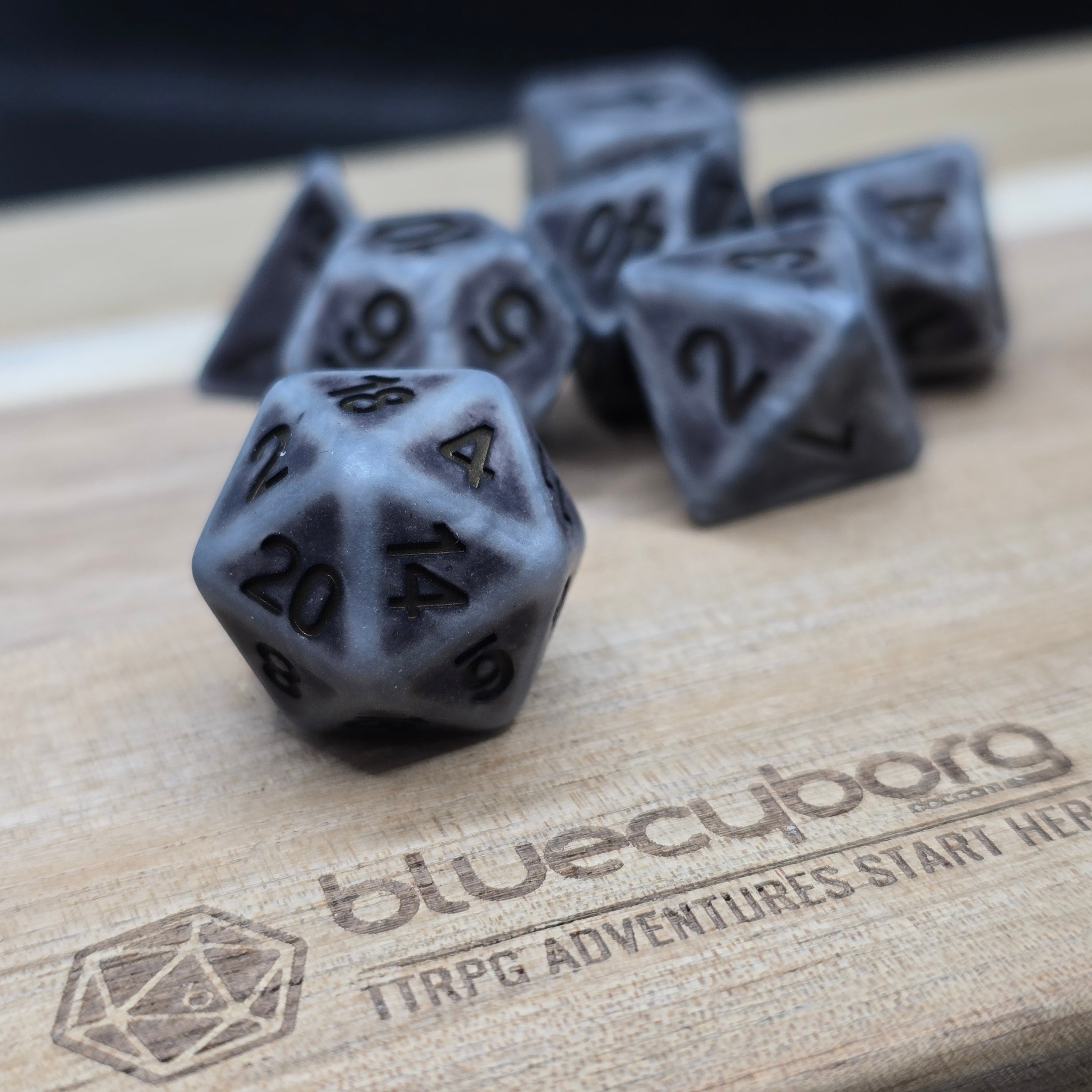 Echo of the Pale Forge - Ancient - Acrylic Dice Set